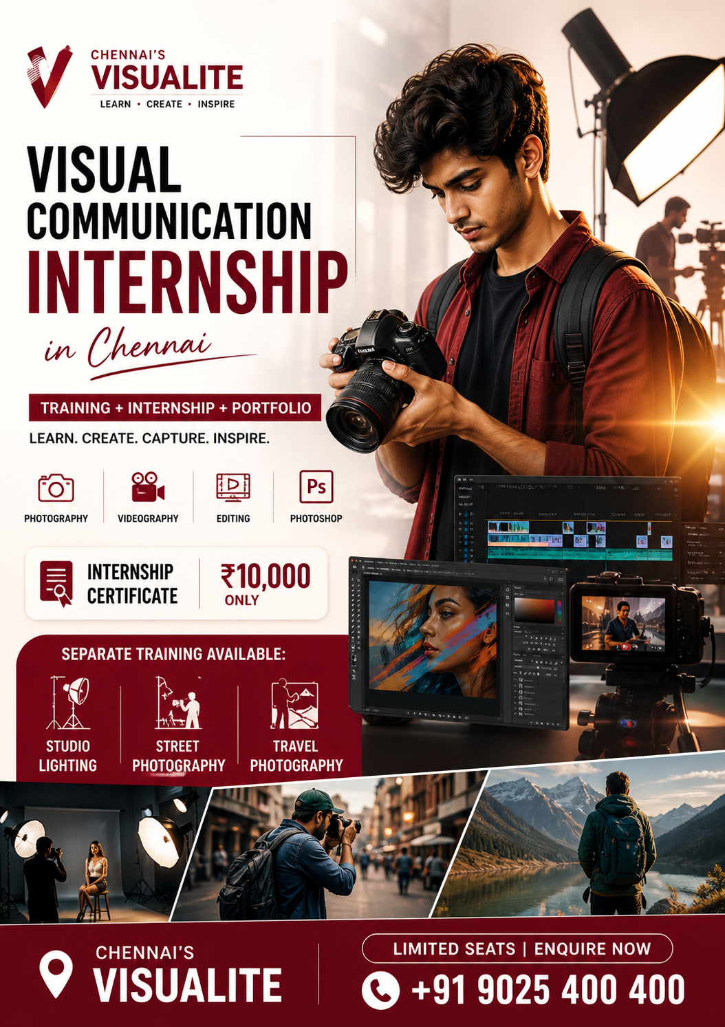 Intern Visual Growing Visual Communication Internship + Training Program in Chennai, Tamil ...